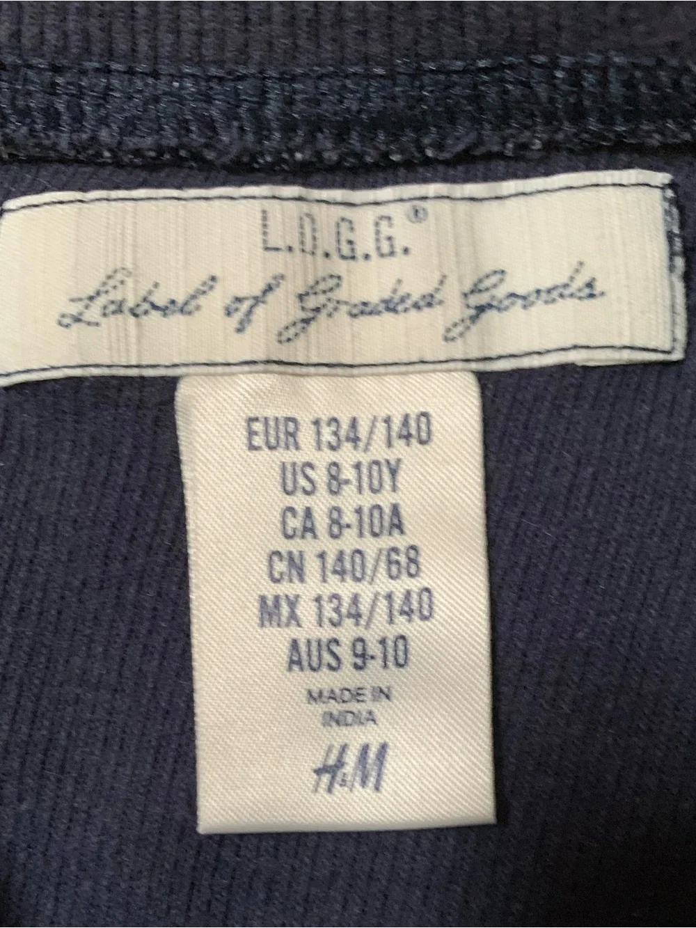 Boys 10 Set : OshKosh Navy Adjustable Waist Chino Pants & Blue Sweatshirt Like N